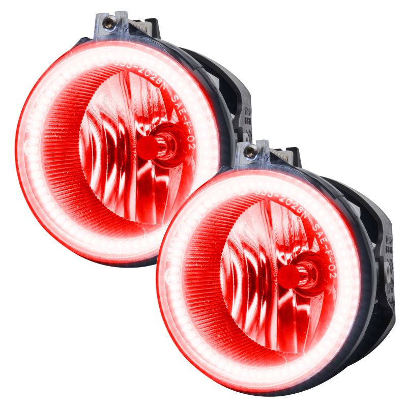 Ford Mustang Fog Light Halo Kit - ORACLE Lighting - Red - `13-`14